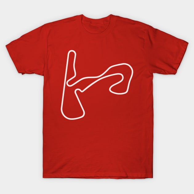 Circuit Park Zandvoort [outline] T-Shirt by sednoid